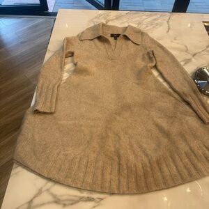 Banana Republic Tan Sweater Dress